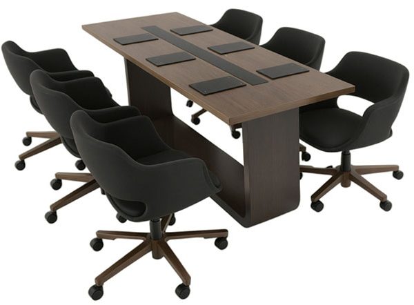میز کنفرانس شش نفره با کدKN-3 (ابعاد70*210)