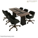 میز کنفرانس شش نفره با کدKN-4 (ابعاد70*210)