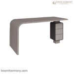 میز مدیریت به همرا فایلینگ (کدM-12.12) بوم هارمونی ابعاد80*150