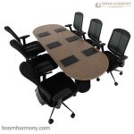 میز کنفرانس شش نفره بوم هارمونی با کدKN-1 (ابعاد70*210)