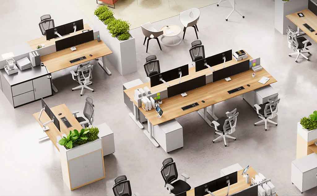 رنگ در محیط اداری