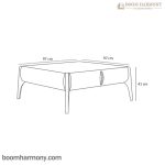 میز جلو مبلی آوین نیلپر اندازه