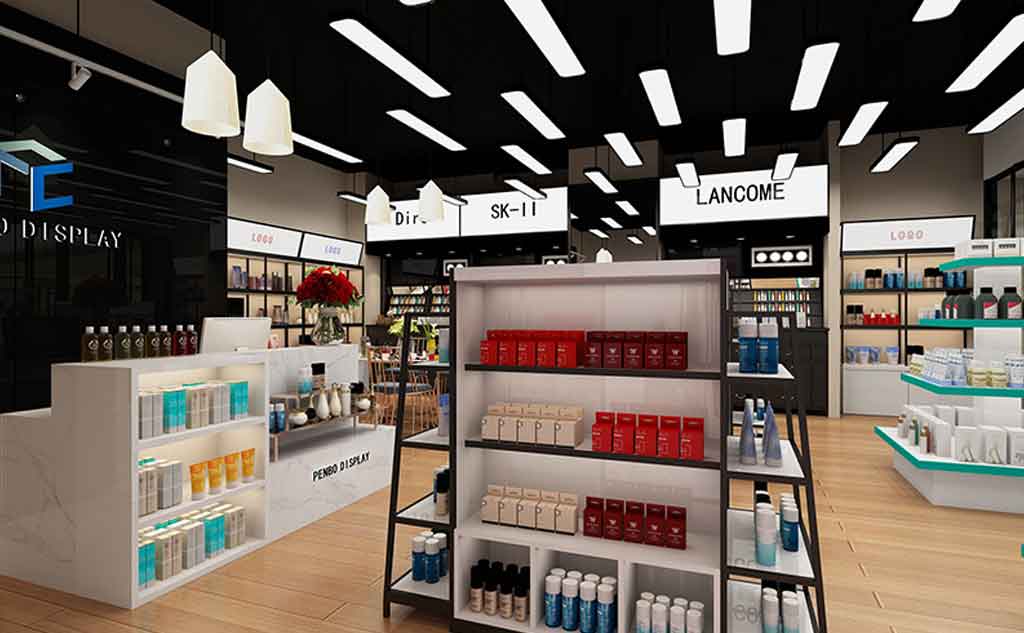 دکور مغازه آرایشی