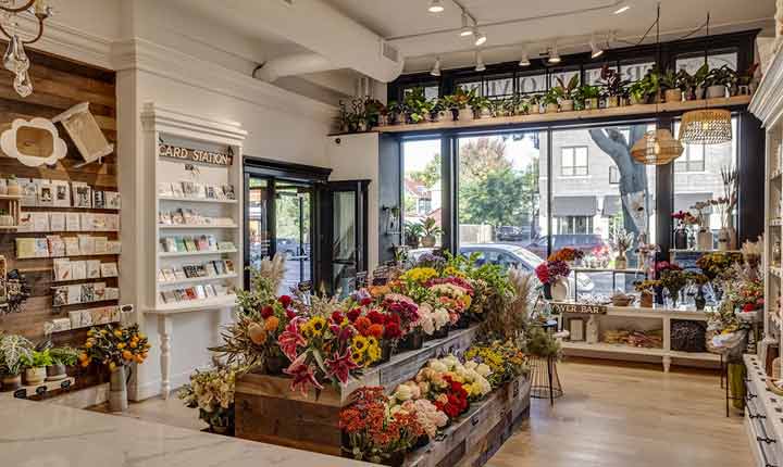 طراحی مغازه 
گل فروشی