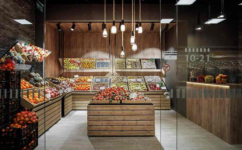 دکوراسیون مغازه میوه فروشی