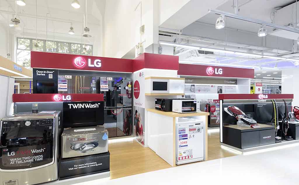 طراحی دکوراسیون فروشگاه و مغازه لوازم خانگی