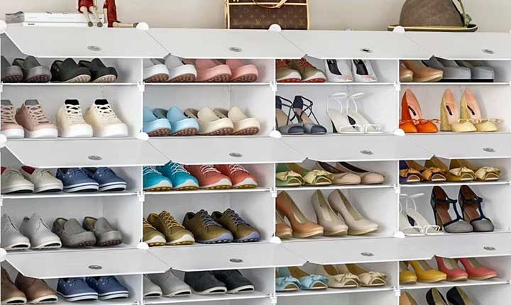 چیدمان مدولار کفش فروشی