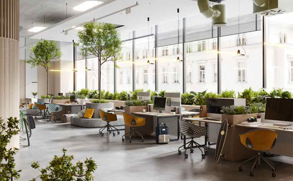 گل و گیاهان مناسب محیط اداری و دفتر کار