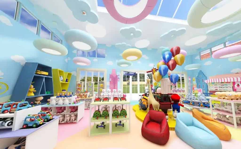 دکوراسیون مغازه اسباب بازی فروشی
